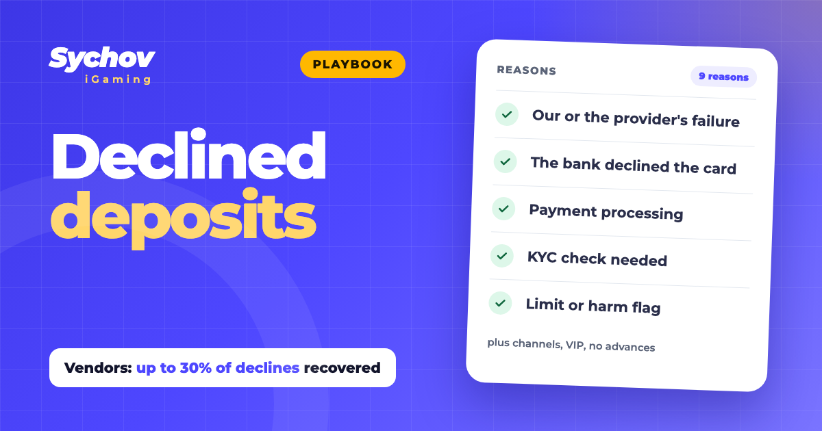 A declined deposit is money you hand to a competitor